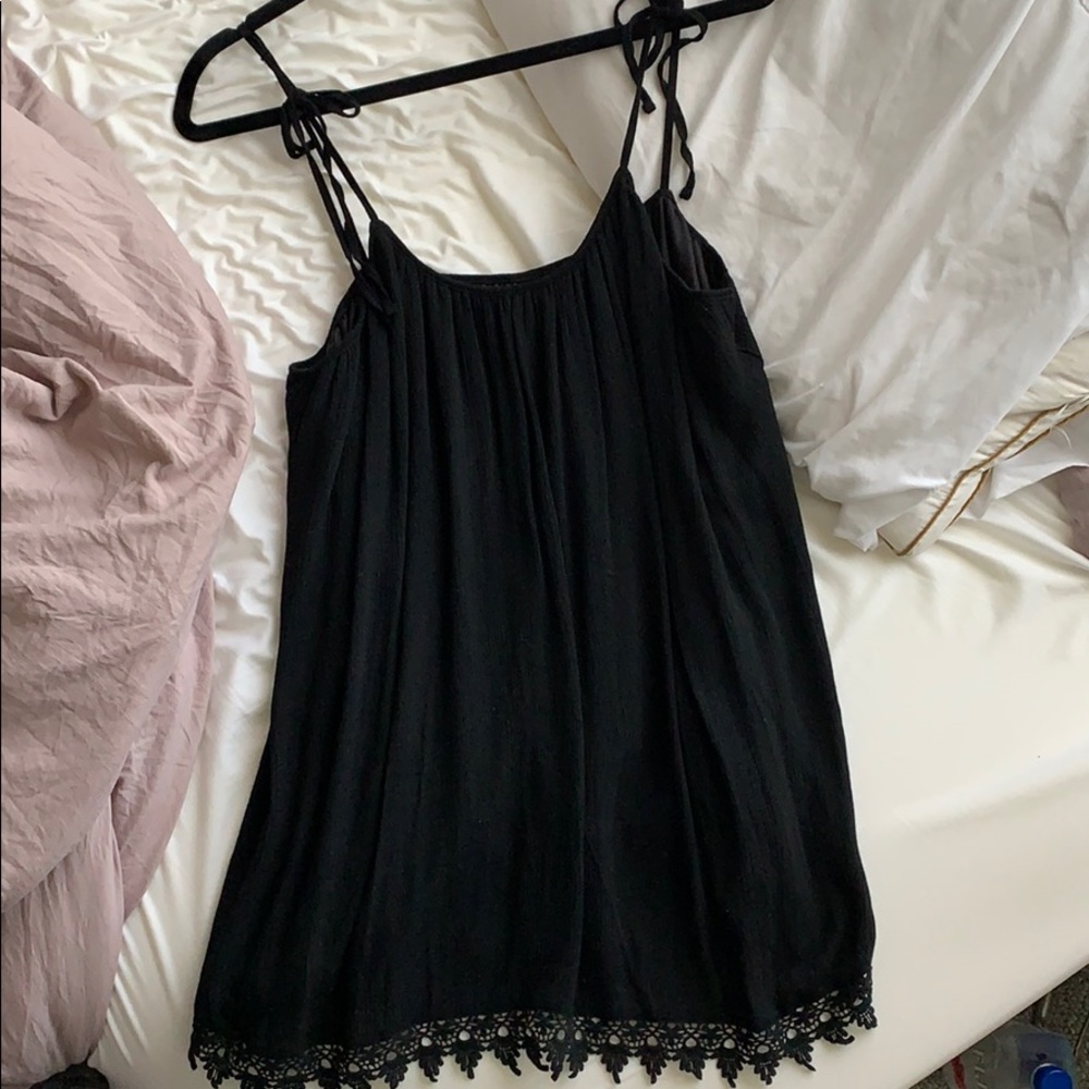 Black sun dress